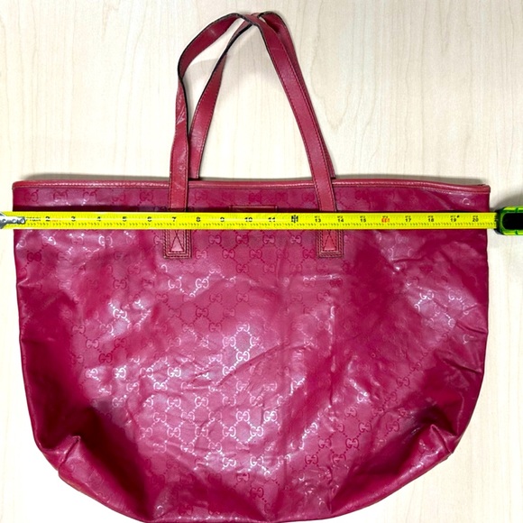 WOW - Poshmark - Authentic Gucci Leather GG Tote = OVER 20” L = It Is HUGE!! - Picture 3 of 16